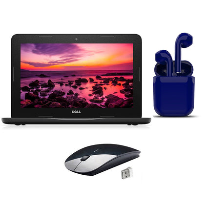 Dell Chromebook Newest OS 2025 11.6-inch Intel Celeron 4GB RAM 16GB Bundle